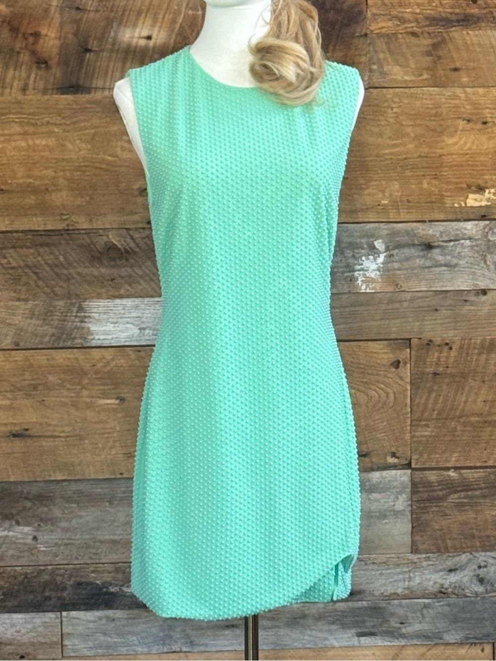 Cynthia Rowley Cabochon Studs Mesh Dress Pistachio Green Dress Size 6 New W Tags